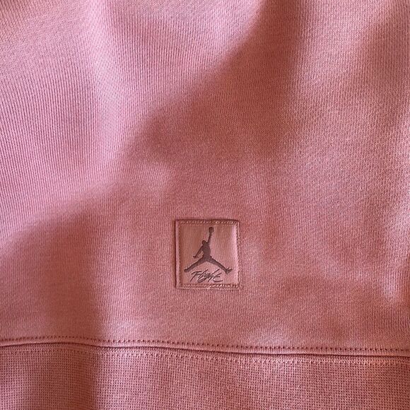 NWT Jordan Flight Fleece Crewneck Oversized Sweatshirt Sky J Orange - Picture 4 of 7